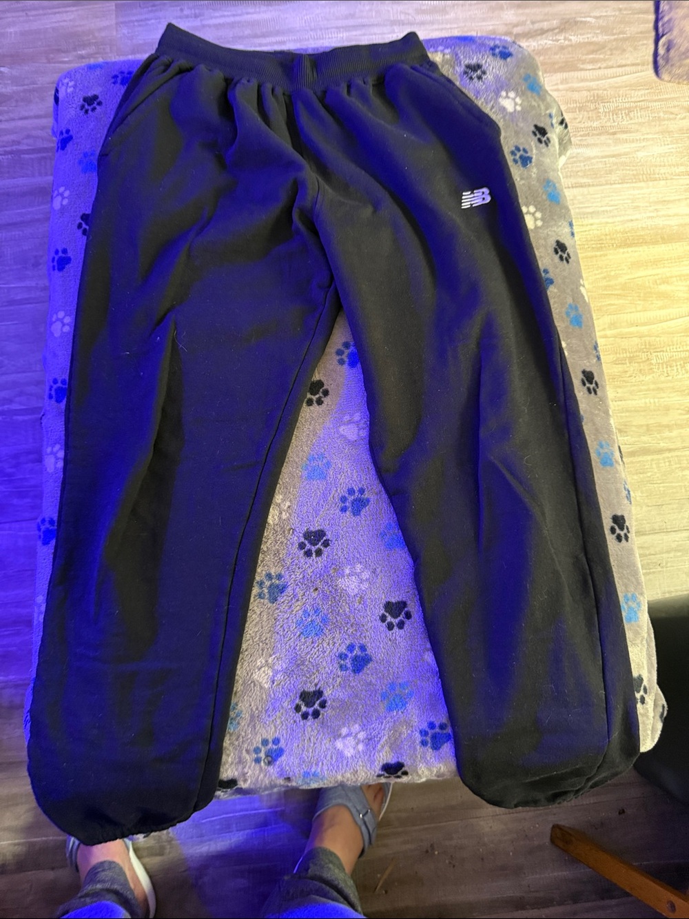 New Balance Black Kids Fleece Joggers
